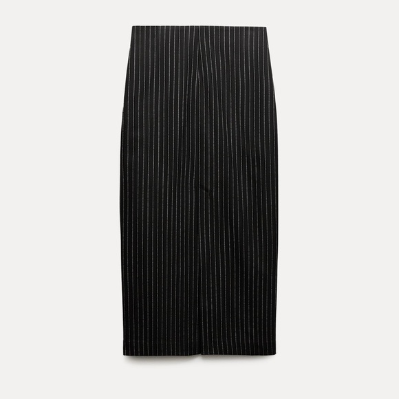 ZARA PINSTRIPE SKIRT LIMITED EDITION STUDIO COLLECTION - Picture 6 of 7
